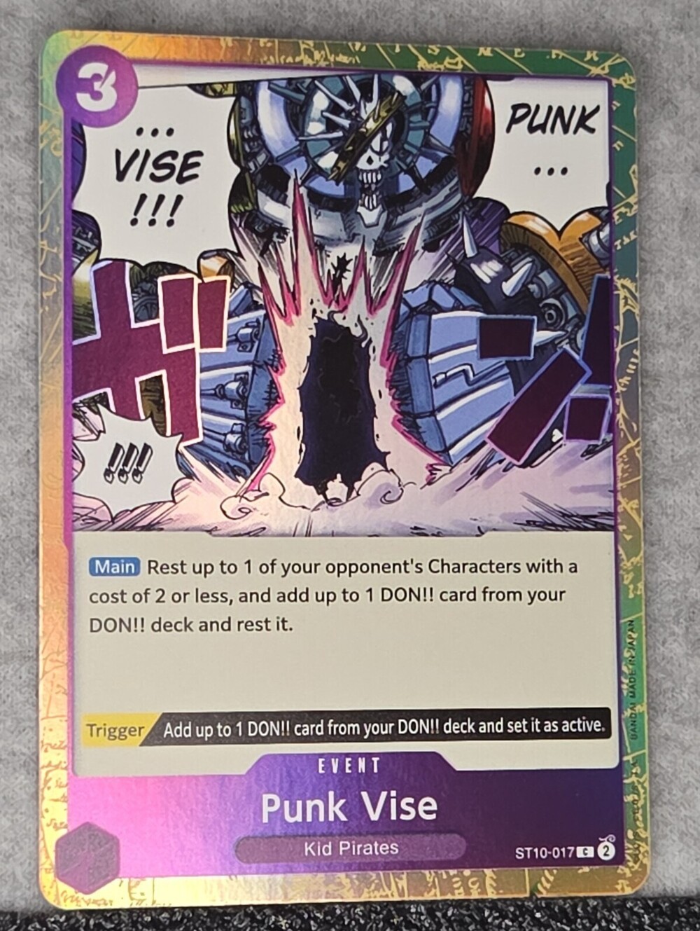 Punk Vise ST10-017 Ultra Deck: the Three Captains Foil